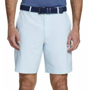 $70 Walter Hagen Men's 34 P11 Texture 9"Shorts Soft Blue Golf Shorts